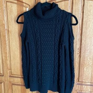 Ruff Hewn Cold Shoulder Sweater